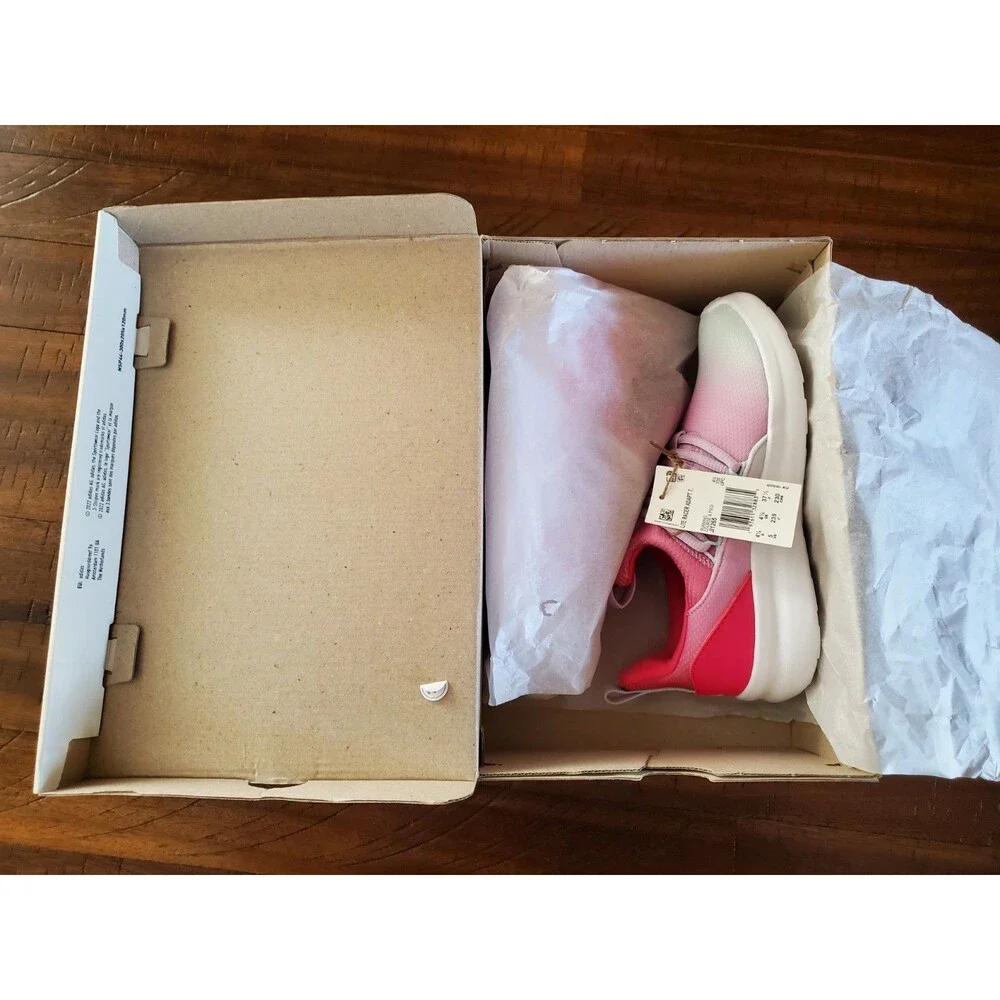 NIB Girl's Adidas Lite Racer Adapt 7.0 Slip-on Sneakers - Size 5